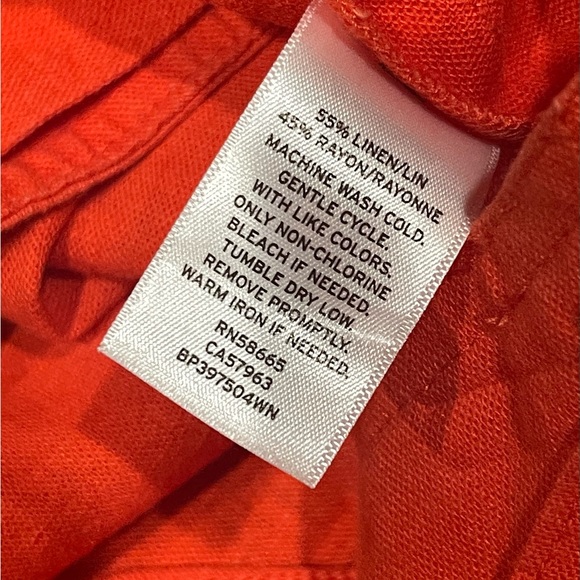 BP. Orange Neon Casual Shorts Plus Womens Size 4X NWT - Picture 8 of 10